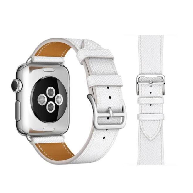 Ремешок кожаный Apple Watch 38/40 мм Genuine белый